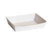 Open Tray 5 - PLAIN WHITE - 255mm x 180mm x 58mm